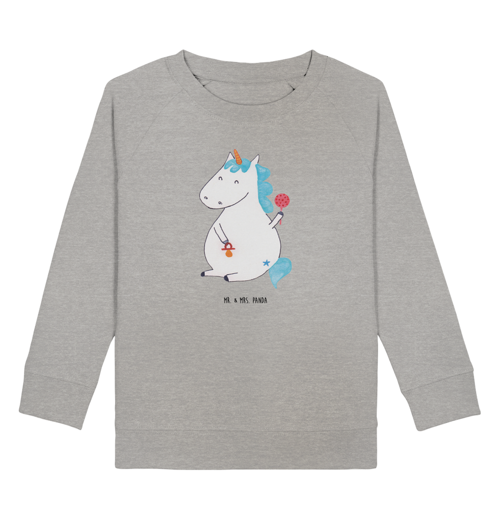 Organic Kinder Pullover Einhorn Baby Kinder Pullover, Kinder Sweatshirt, Jungen, Mädchen, Einhorn, Einhörner, Einhorn Deko, Pegasus, Unicorn, Mutter, Geburt, Geburtstag, erstes Kind, Baby, Babyglück, Nachwuchs, Eltern, Party, Kind, Schnuller