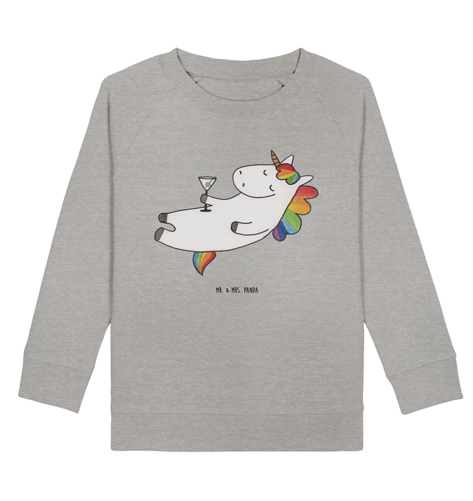 Organic Kinder Pullover Einhorn Cocktail Kinder Pullover, Kinder Sweatshirt, Jungen, Mädchen, Einhorn, Einhörner, Einhorn Deko, Pegasus, Unicorn, Party, Spaß, Feiern, Caipirinha, Rum, Cuba Libre, Sekt, Freundin, Geburtstag, lustig, witzig, Spruch, Glitzer