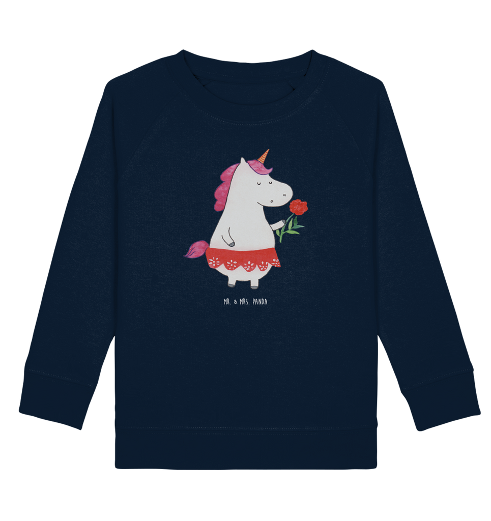 Organic Kinder Pullover Einhorn Dame Kinder Pullover, Kinder Sweatshirt, Jungen, Mädchen, Einhorn, Einhörner, Einhorn Deko, Pegasus, Unicorn, Dame, Lady, feine Dame, Freundin, Frau, Bachelor, Bachelorette, Abfuhr, Schluss machen, Trennung