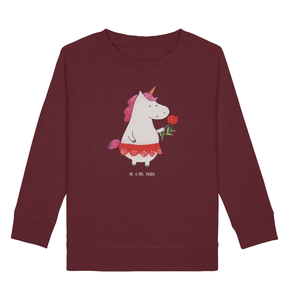 Organic Kinder Pullover Einhorn Dame Kinder Pullover, Kinder Sweatshirt, Jungen, Mädchen, Einhorn, Einhörner, Einhorn Deko, Pegasus, Unicorn, Dame, Lady, feine Dame, Freundin, Frau, Bachelor, Bachelorette, Abfuhr, Schluss machen, Trennung