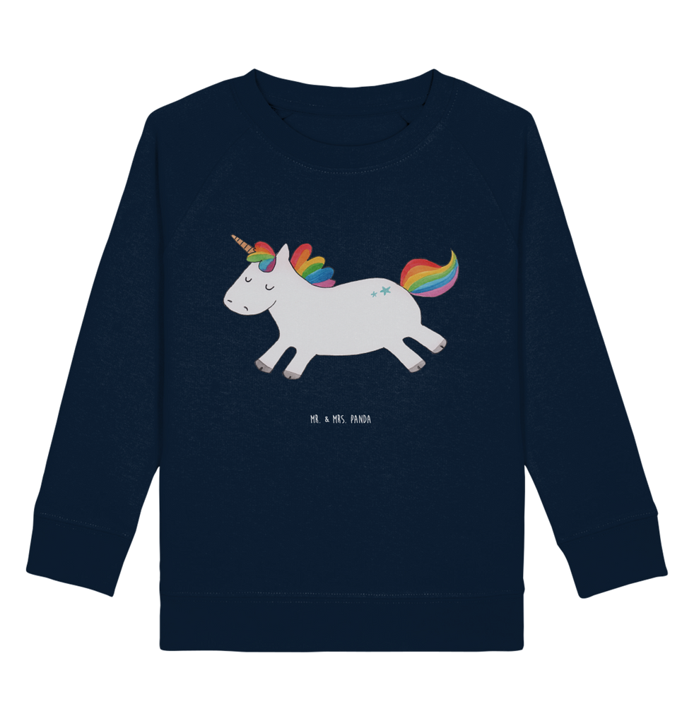 Organic Kinder Pullover Einhorn Happy Kinder Pullover, Kinder Sweatshirt, Jungen, Mädchen, Einhorn, Einhörner, Einhorn Deko, Pegasus, Unicorn, glücklich, fröhlich, Spaß, Freude, Lebensfreude, witzig, spannend, Lächeln, Lachen