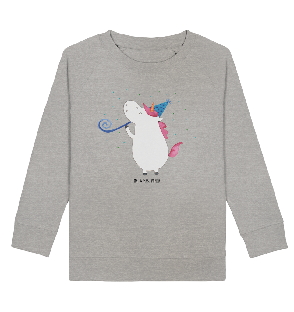 Organic Kinder Pullover Einhorn Party Kinder Pullover, Kinder Sweatshirt, Jungen, Mädchen, Einhorn, Einhörner, Einhorn Deko, Pegasus, Unicorn, Glitzer, Konfetti, Party, Geburtstag, Feier, Fest, Alkohol, Disco, Club