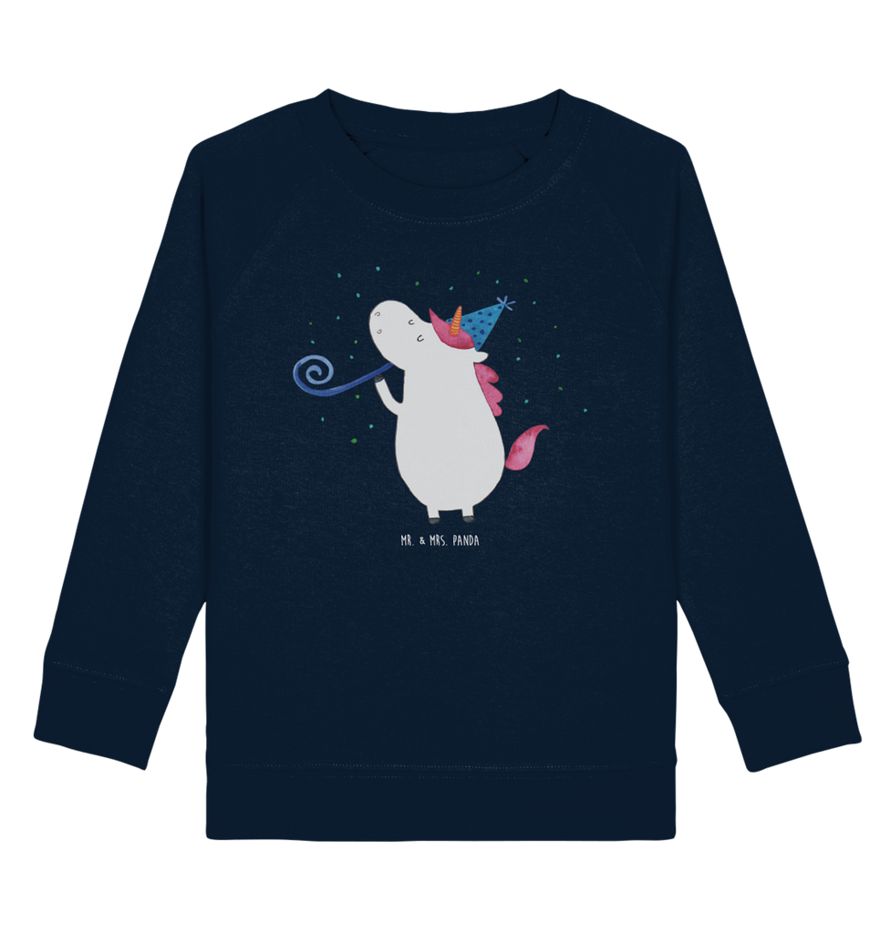 Organic Kinder Pullover Einhorn Party Kinder Pullover, Kinder Sweatshirt, Jungen, Mädchen, Einhorn, Einhörner, Einhorn Deko, Pegasus, Unicorn, Glitzer, Konfetti, Party, Geburtstag, Feier, Fest, Alkohol, Disco, Club