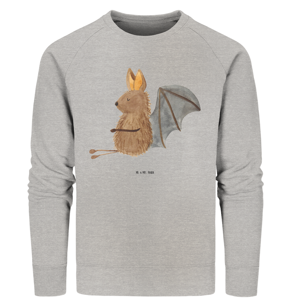 Organic Pullover Fledermaus sitzend