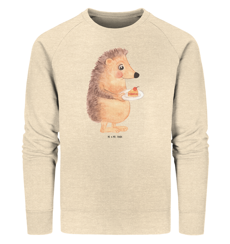 Organic Pullover Igel mit Kuchenstück Pullover, Pullover Männer, Pullover Frauen, Sweatshirt, Sweatshirt Männer, Sweatshirt Frauen, Unisex, Tiermotive, Gute Laune, lustige Sprüche, Tiere, Igel, Essen Spruch, Kuchen, Backen Geschenk, Kuchen backen, Einladung Party, Geburtstagskuchen, Torte