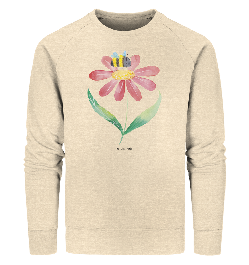 Organic Pullover Hummel Blume Pullover, Pullover Männer, Pullover Frauen, Sweatshirt, Sweatshirt Männer, Sweatshirt Frauen, Unisex, Tiermotive, Gute Laune, lustige Sprüche, Tiere, Hummel, Blume, Wespe, Flauschig, Natur, Feld, Hummeln, Biene