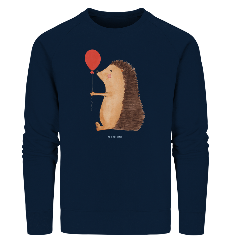 Organic Pullover Igel mit Luftballon Pullover, Pullover Männer, Pullover Frauen, Sweatshirt, Sweatshirt Männer, Sweatshirt Frauen, Unisex, Tiermotive, Gute Laune, lustige Sprüche, Tiere, Igel, Geburtstag, Herzlichen Glückwunsch, Glückwunsch, Geburtstagskind, Ballon, Happy Birthday