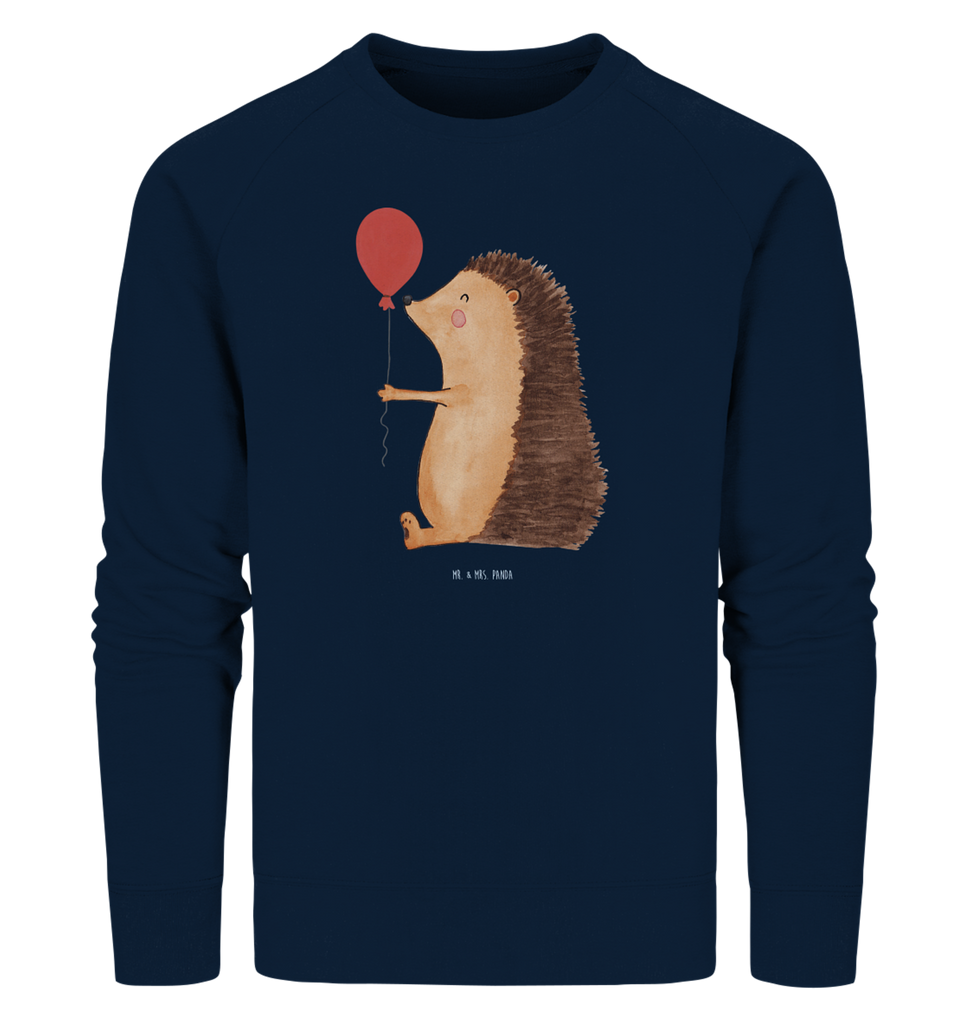 Organic Pullover Igel mit Luftballon Pullover, Pullover Männer, Pullover Frauen, Sweatshirt, Sweatshirt Männer, Sweatshirt Frauen, Unisex, Tiermotive, Gute Laune, lustige Sprüche, Tiere, Igel, Geburtstag, Herzlichen Glückwunsch, Glückwunsch, Geburtstagskind, Ballon, Happy Birthday