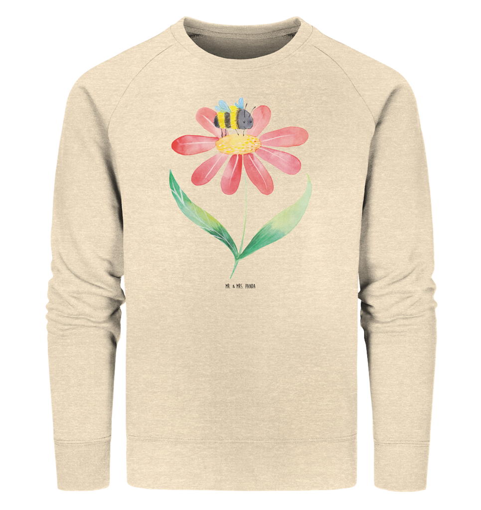Organic Pullover Hummel Blume Pullover, Pullover Männer, Pullover Frauen, Sweatshirt, Sweatshirt Männer, Sweatshirt Frauen, Unisex, Tiermotive, Gute Laune, lustige Sprüche, Tiere, Hummel, Blume, Wespe, Flauschig, Natur, Feld, Hummeln, Biene
