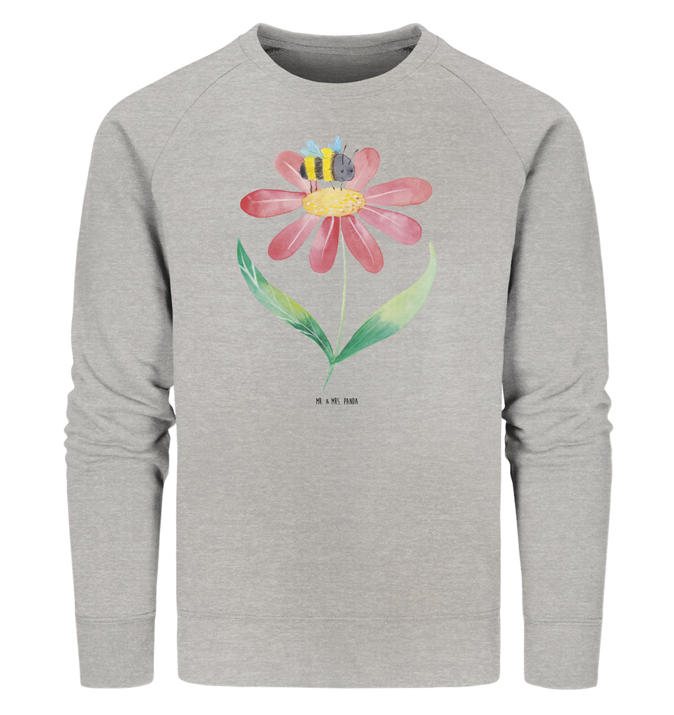 Organic Pullover Hummel Blume Pullover, Pullover Männer, Pullover Frauen, Sweatshirt, Sweatshirt Männer, Sweatshirt Frauen, Unisex, Tiermotive, Gute Laune, lustige Sprüche, Tiere, Hummel, Blume, Wespe, Flauschig, Natur, Feld, Hummeln, Biene