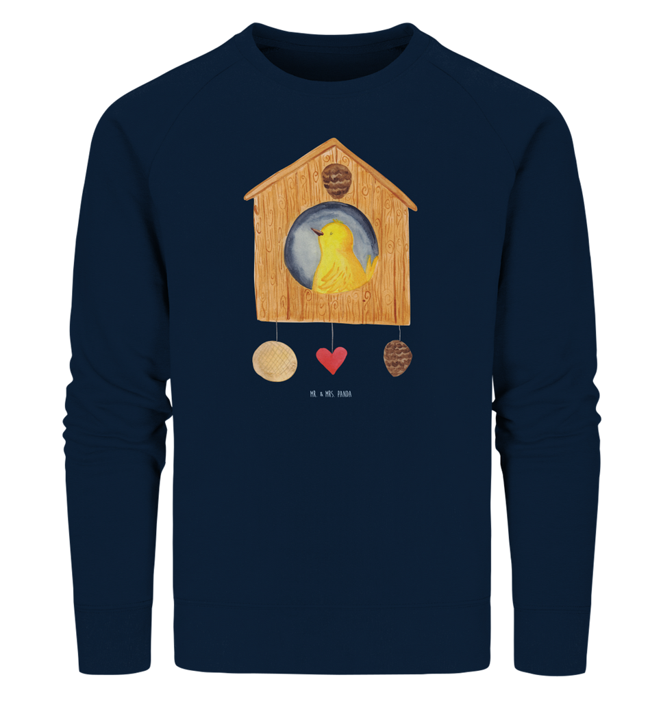 Organic Pullover Vogelhaus Pullover, Pullover Männer, Pullover Frauen, Sweatshirt, Sweatshirt Männer, Sweatshirt Frauen, Unisex, Tiermotive, Gute Laune, lustige Sprüche, Tiere, Vogel, Vögel, Vogelhaus, Vogelhäuschen, Home sweet home, Zuhause, Nest, Eigenheim, Familie, Wohnung, Haus, unser Haus, Lieblingsort, Castle