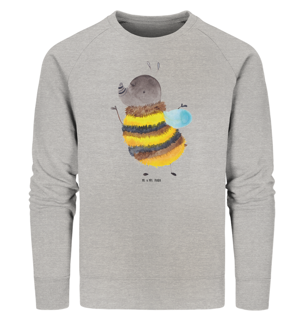 Organic Pullover Hummel flauschig Pullover, Pullover Männer, Pullover Frauen, Sweatshirt, Sweatshirt Männer, Sweatshirt Frauen, Unisex, Tiermotive, Gute Laune, lustige Sprüche, Tiere, Hummel, Flauschig, Biene, Blume, Natur