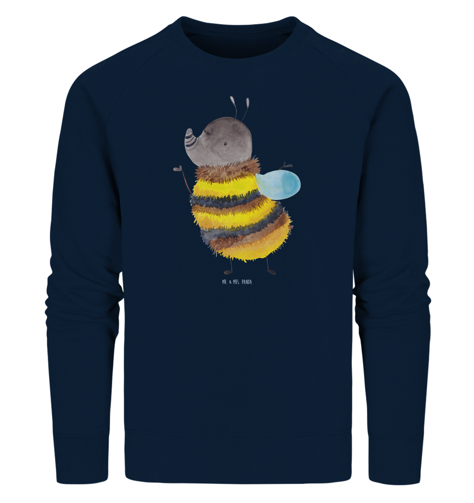 Organic Pullover Hummel flauschig Pullover, Pullover Männer, Pullover Frauen, Sweatshirt, Sweatshirt Männer, Sweatshirt Frauen, Unisex, Tiermotive, Gute Laune, lustige Sprüche, Tiere, Hummel, Flauschig, Biene, Blume, Natur