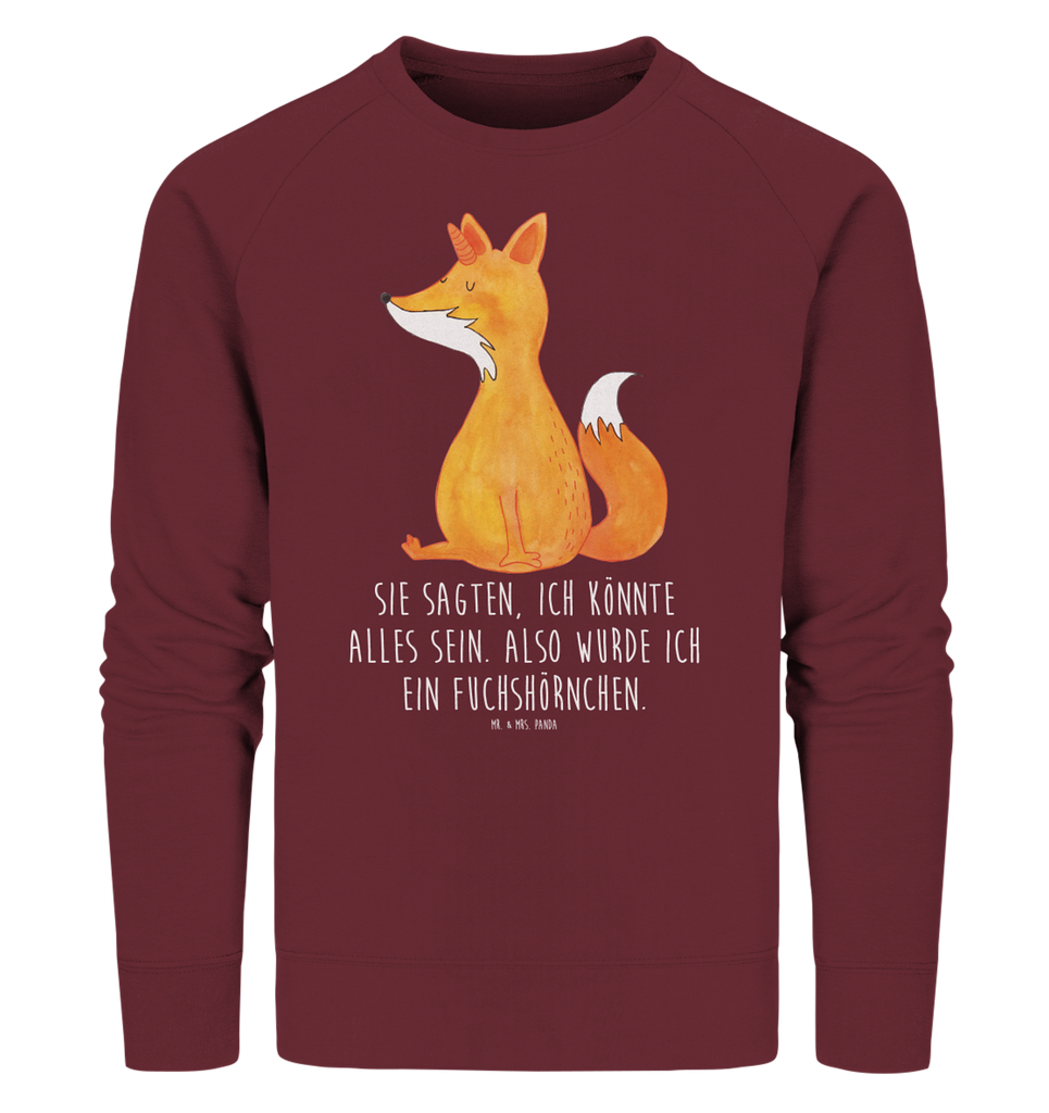 Organic Pullover Fuchshörnchen Wunsch Pullover, Pullover Männer, Pullover Frauen, Sweatshirt, Sweatshirt Männer, Sweatshirt Frauen, Unisex, Einhorn, Einhörner, Einhorn Deko, Pegasus, Unicorn, Fuchs, Unicorns, Fuchshörnchen, Fuchshorn, Foxycorn, Füchse