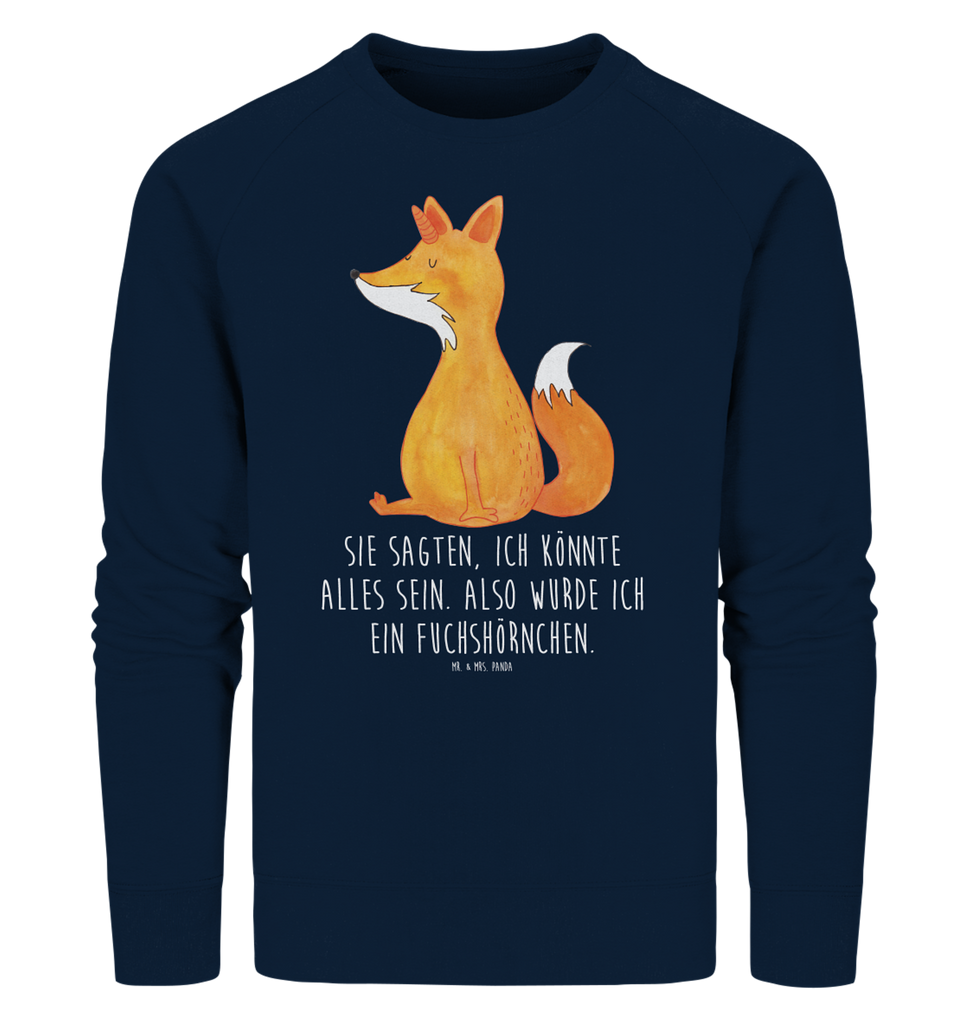 Organic Pullover Fuchshörnchen Wunsch Pullover, Pullover Männer, Pullover Frauen, Sweatshirt, Sweatshirt Männer, Sweatshirt Frauen, Unisex, Einhorn, Einhörner, Einhorn Deko, Pegasus, Unicorn, Fuchs, Unicorns, Fuchshörnchen, Fuchshorn, Foxycorn, Füchse