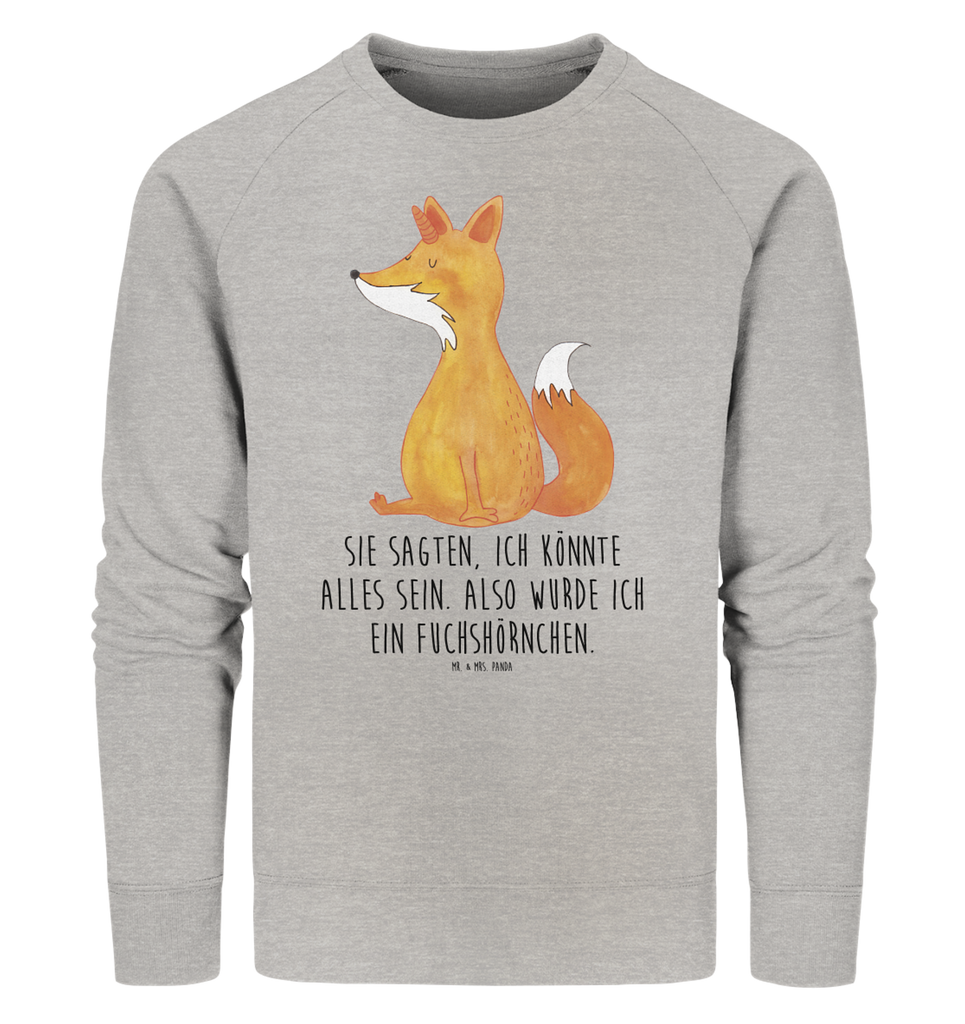 Organic Pullover Fuchshörnchen Wunsch Pullover, Pullover Männer, Pullover Frauen, Sweatshirt, Sweatshirt Männer, Sweatshirt Frauen, Unisex, Einhorn, Einhörner, Einhorn Deko, Pegasus, Unicorn, Fuchs, Unicorns, Fuchshörnchen, Fuchshorn, Foxycorn, Füchse