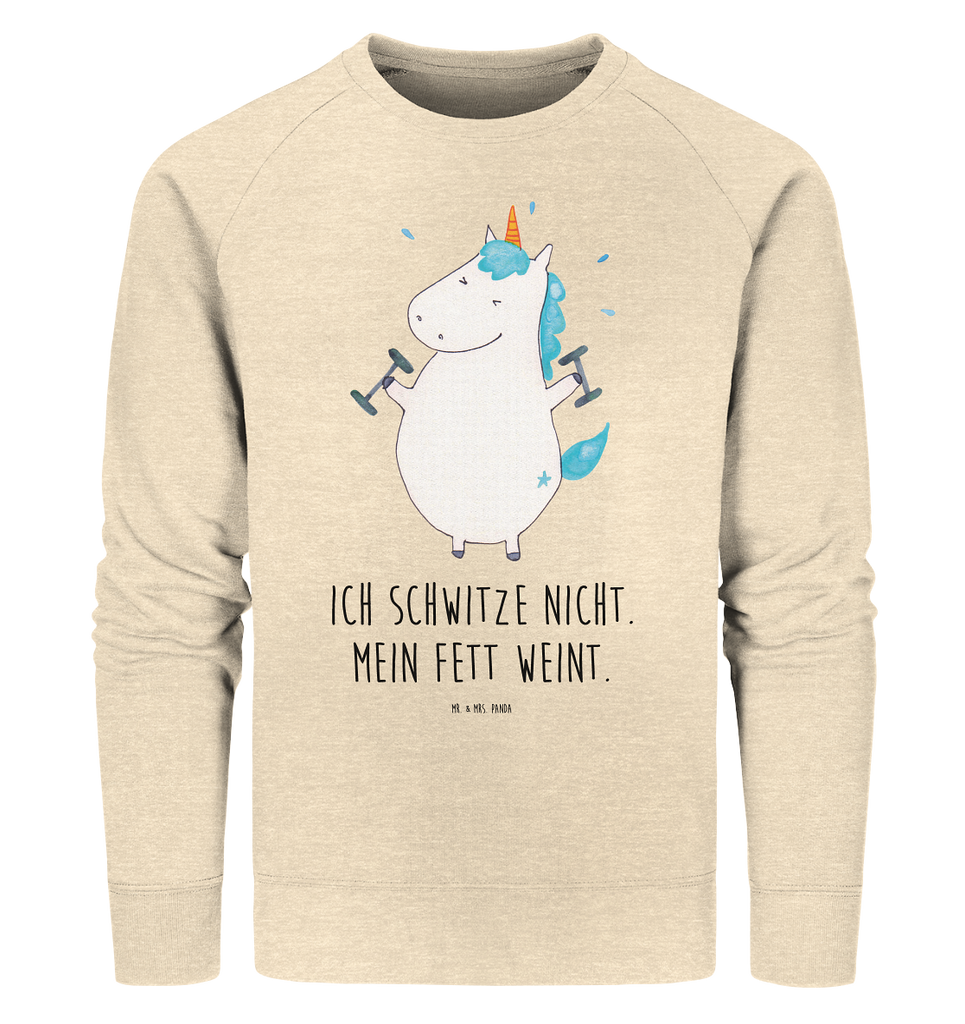 Organic Pullover Einhorn Fitness Pullover, Pullover Männer, Pullover Frauen, Sweatshirt, Sweatshirt Männer, Sweatshirt Frauen, Unisex, Einhorn, Einhörner, Einhorn Deko, Pegasus, Unicorn, Gym, Fitness, Fitnessstudio, Diät, Abnehmen, Sport, Pumpen, Geräte, Sixpack