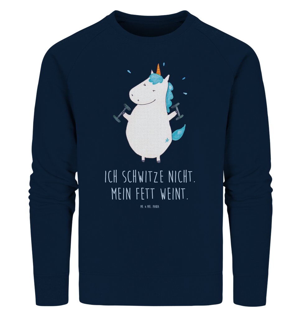Organic Pullover Einhorn Fitness Pullover, Pullover Männer, Pullover Frauen, Sweatshirt, Sweatshirt Männer, Sweatshirt Frauen, Unisex, Einhorn, Einhörner, Einhorn Deko, Pegasus, Unicorn, Gym, Fitness, Fitnessstudio, Diät, Abnehmen, Sport, Pumpen, Geräte, Sixpack
