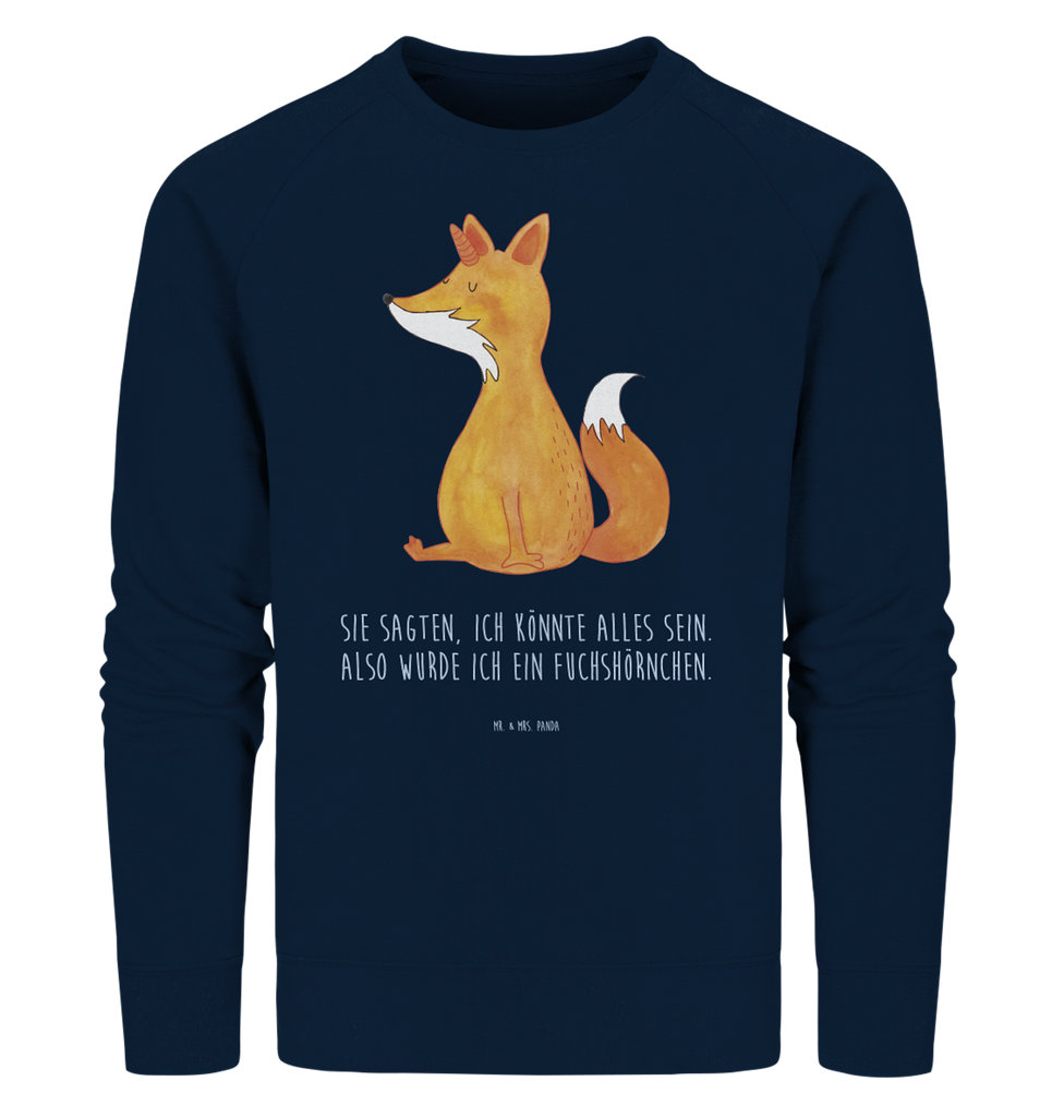 Organic Pullover Fuchshörnchen Pullover, Pullover Männer, Pullover Frauen, Sweatshirt, Sweatshirt Männer, Sweatshirt Frauen, Unisex, Einhorn, Einhörner, Einhorn Deko, Pegasus, Unicorn, Fuchs, Unicorns, Fuchshörnchen, Fuchshorn, Foxycorn, Füchse
