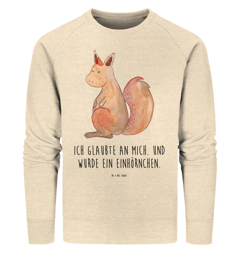 Organic Pullover Einhörnchen Glaube Pullover, Pullover Männer, Pullover Frauen, Sweatshirt, Sweatshirt Männer, Sweatshirt Frauen, Unisex, Einhorn, Einhörner, Einhorn Deko, Pegasus, Unicorn, Einhörnchen, Eichhörnchen, Eichhorn