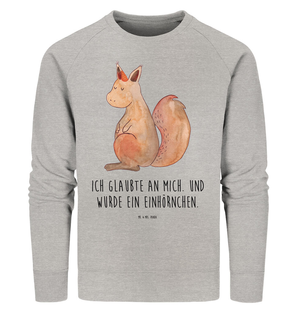 Organic Pullover Einhörnchen Glaube Pullover, Pullover Männer, Pullover Frauen, Sweatshirt, Sweatshirt Männer, Sweatshirt Frauen, Unisex, Einhorn, Einhörner, Einhorn Deko, Pegasus, Unicorn, Einhörnchen, Eichhörnchen, Eichhorn