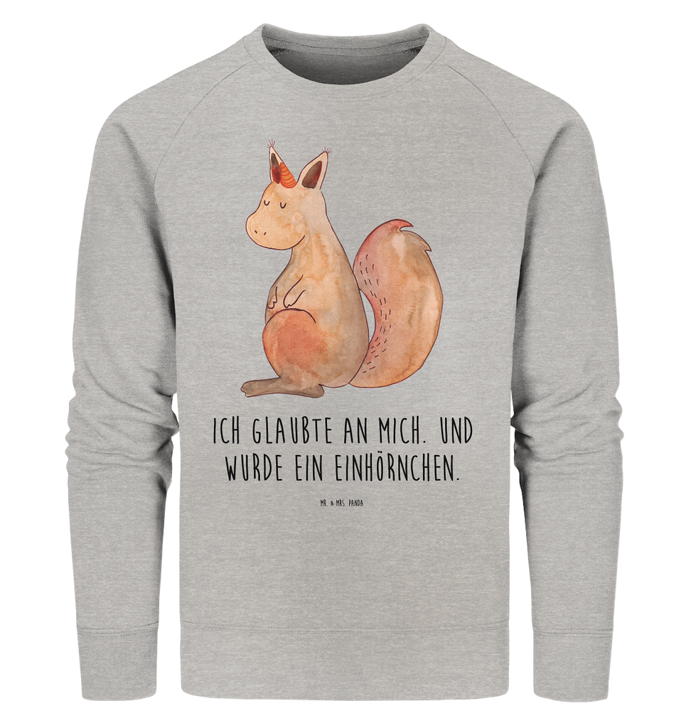 Organic Pullover Einhörnchen Glaube Pullover, Pullover Männer, Pullover Frauen, Sweatshirt, Sweatshirt Männer, Sweatshirt Frauen, Unisex, Einhorn, Einhörner, Einhorn Deko, Pegasus, Unicorn, Einhörnchen, Eichhörnchen, Eichhorn