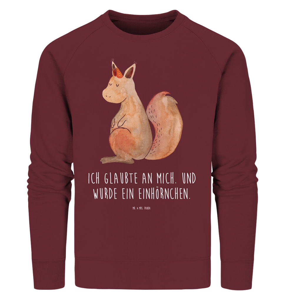 Organic Pullover Einhörnchen Glaube Pullover, Pullover Männer, Pullover Frauen, Sweatshirt, Sweatshirt Männer, Sweatshirt Frauen, Unisex, Einhorn, Einhörner, Einhorn Deko, Pegasus, Unicorn, Einhörnchen, Eichhörnchen, Eichhorn