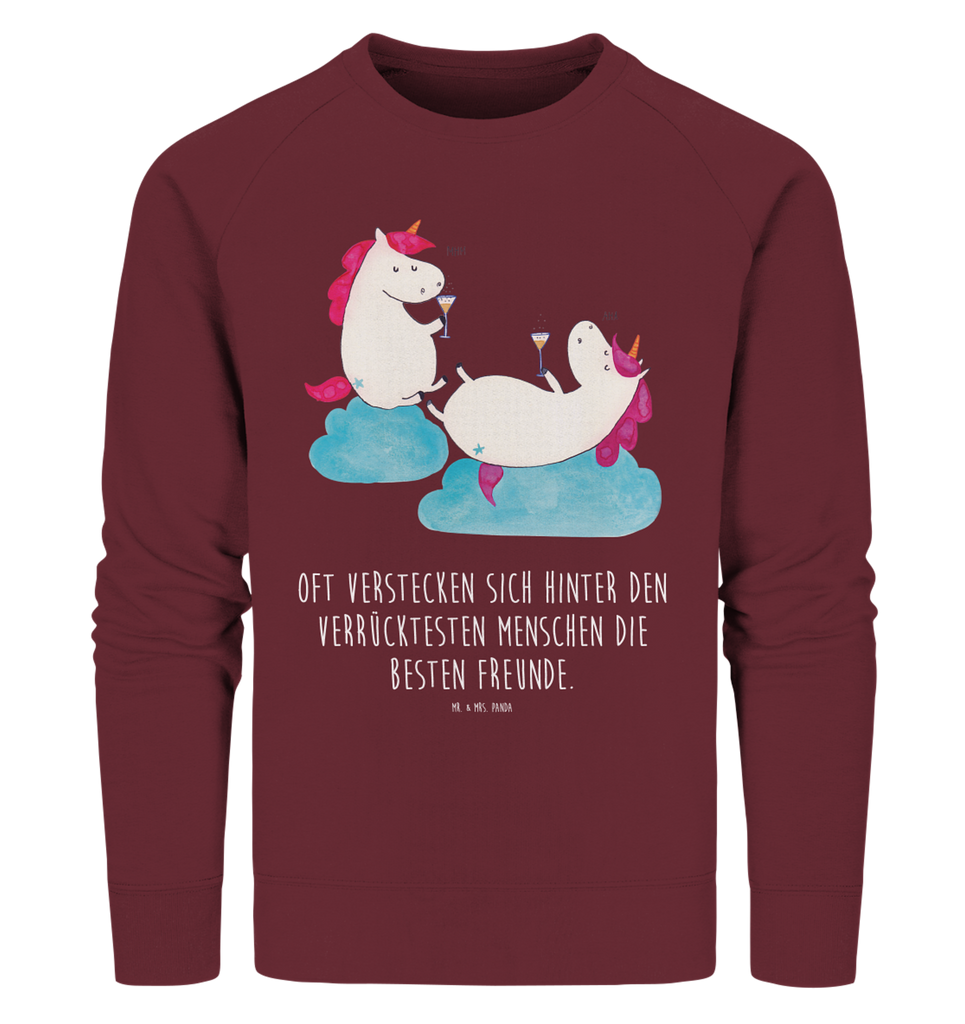 Organic Pullover Einhörner Sekt Pullover, Pullover Männer, Pullover Frauen, Sweatshirt, Sweatshirt Männer, Sweatshirt Frauen, Unisex, Einhorn, Einhörner, Einhorn Deko, Pegasus, Unicorn, Freundinnen, Freundin, BFF, Sekt, Mädelsabend, Spaß, Party, Korken, Anstoßen, Beste