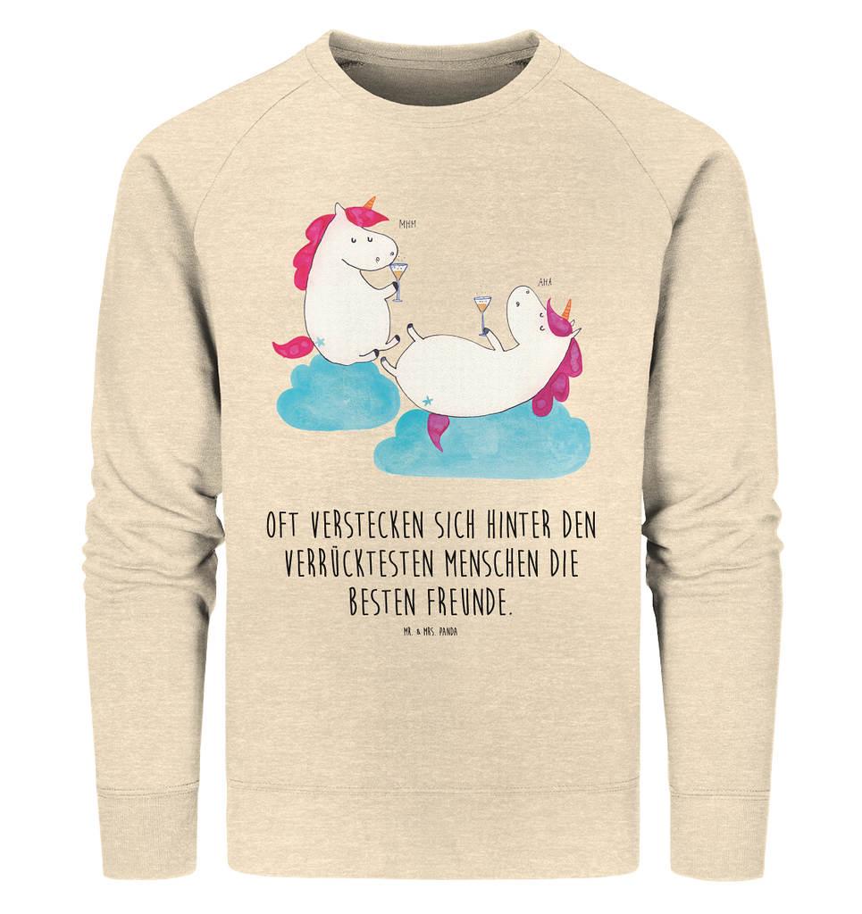 Organic Pullover Einhörner Sekt Pullover, Pullover Männer, Pullover Frauen, Sweatshirt, Sweatshirt Männer, Sweatshirt Frauen, Unisex, Einhorn, Einhörner, Einhorn Deko, Pegasus, Unicorn, Freundinnen, Freundin, BFF, Sekt, Mädelsabend, Spaß, Party, Korken, Anstoßen, Beste