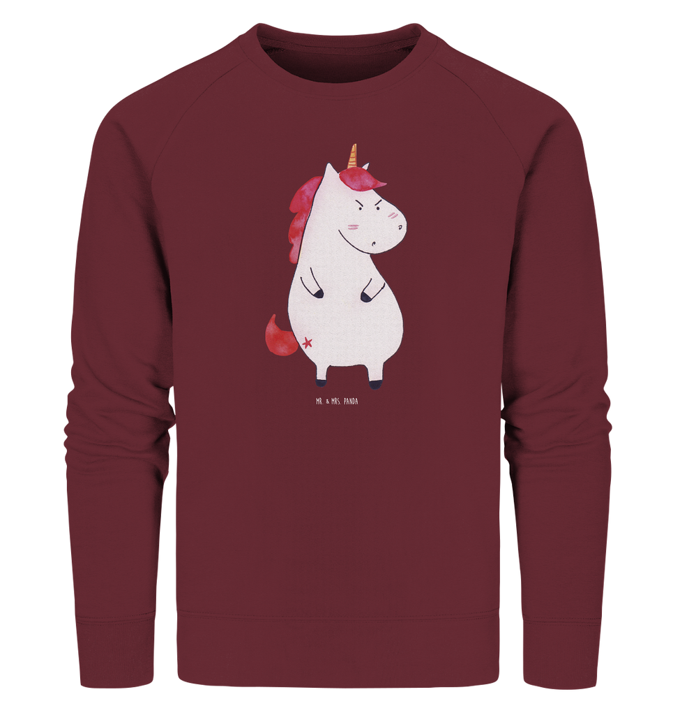 Organic Pullover Einhorn wütend Pullover, Pullover Männer, Pullover Frauen, Sweatshirt, Sweatshirt Männer, Sweatshirt Frauen, Unisex, Einhorn, Einhörner, Einhorn Deko, Pegasus, Unicorn, Realität, Ansage, lustlos, nein, Büro, Arbeit, wütend, dumme Fragen, lustig, Spaß, Geschenk