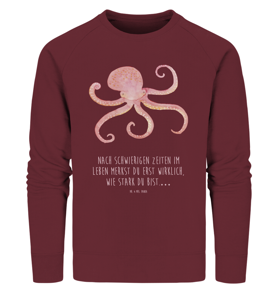 Organic Pullover Tintenfisch Pullover, Pullover Männer, Pullover Frauen, Sweatshirt, Sweatshirt Männer, Sweatshirt Frauen, Unisex, Tiermotive, Gute Laune, lustige Sprüche, Tiere, Meer, Meerestier, Krake, Tintenfisch, Arme, Wasser, Ozean