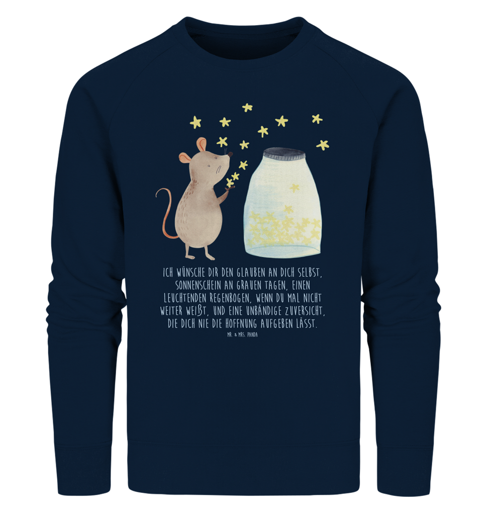 Organic Pullover Maus Sterne Pullover, Pullover Männer, Pullover Frauen, Sweatshirt, Sweatshirt Männer, Sweatshirt Frauen, Unisex, Tiermotive, Gute Laune, lustige Sprüche, Tiere, Maus, Sterne, Wunsch, Kind, Taufe, Taufgeschenk, Geburt, Schwangerschaft, erstes Kind, Kindergeburtstag, Geburtstag, Hoffnung, Träume