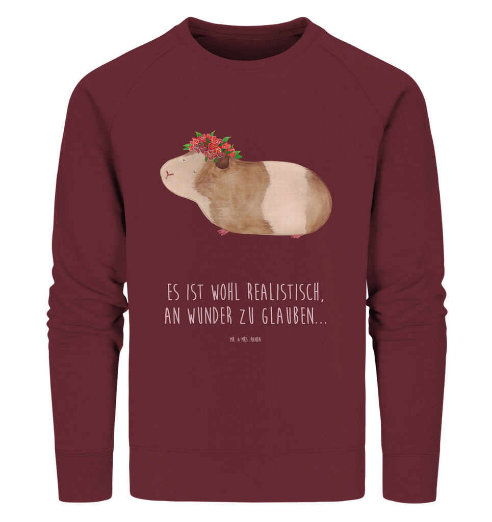 Organic Pullover Meerschweinchen weise Pullover, Pullover Männer, Pullover Frauen, Sweatshirt, Sweatshirt Männer, Sweatshirt Frauen, Unisex, Tiermotive, Gute Laune, lustige Sprüche, Tiere, Meerschweinchen, Meerie, Meeries, Wunder, Blumenkind, Realität, Spruch, Weisheit, Motivation, Wunderland