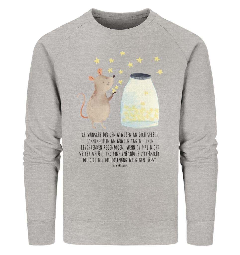 Organic Pullover Maus Sterne Pullover, Pullover Männer, Pullover Frauen, Sweatshirt, Sweatshirt Männer, Sweatshirt Frauen, Unisex, Tiermotive, Gute Laune, lustige Sprüche, Tiere, Maus, Sterne, Wunsch, Kind, Taufe, Taufgeschenk, Geburt, Schwangerschaft, erstes Kind, Kindergeburtstag, Geburtstag, Hoffnung, Träume