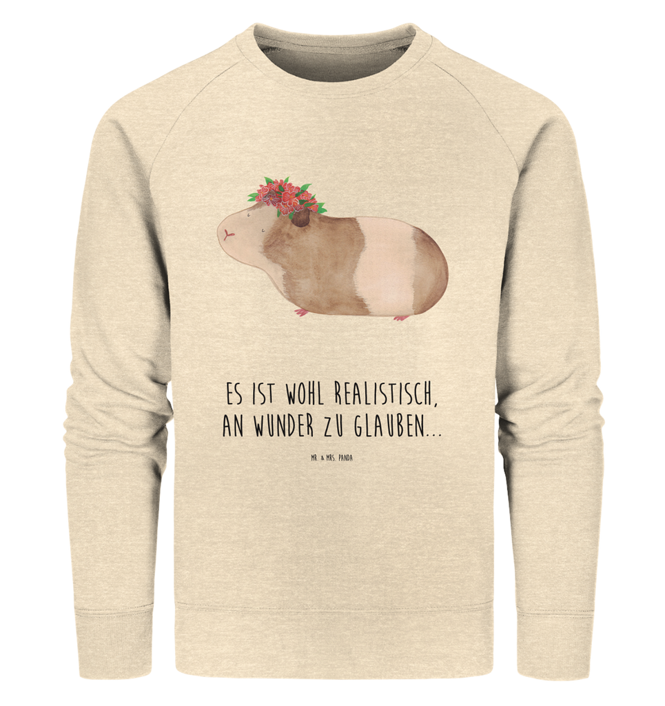 Organic Pullover Meerschweinchen weise Pullover, Pullover Männer, Pullover Frauen, Sweatshirt, Sweatshirt Männer, Sweatshirt Frauen, Unisex, Tiermotive, Gute Laune, lustige Sprüche, Tiere, Meerschweinchen, Meerie, Meeries, Wunder, Blumenkind, Realität, Spruch, Weisheit, Motivation, Wunderland