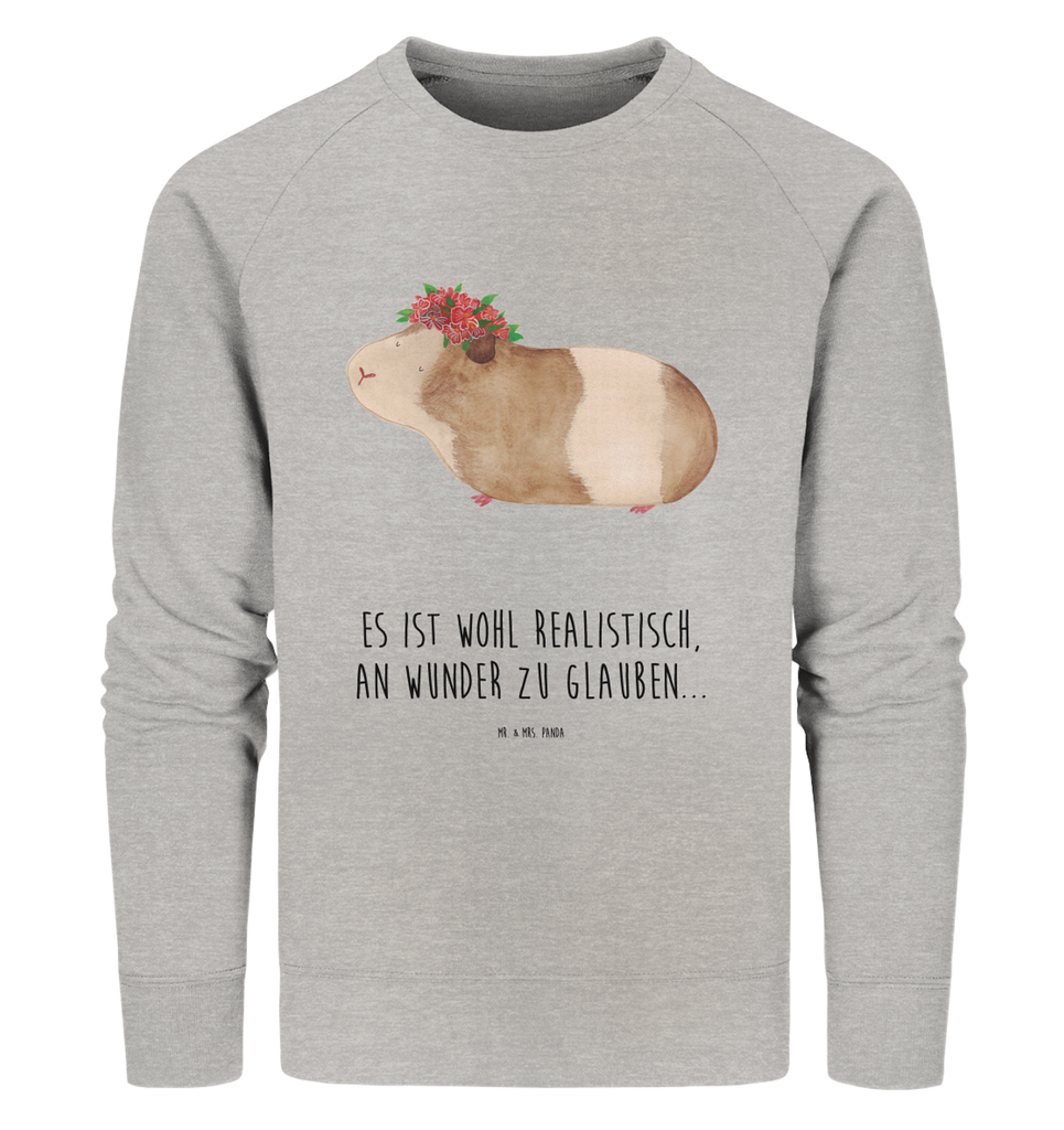 Organic Pullover Meerschweinchen weise Pullover, Pullover Männer, Pullover Frauen, Sweatshirt, Sweatshirt Männer, Sweatshirt Frauen, Unisex, Tiermotive, Gute Laune, lustige Sprüche, Tiere, Meerschweinchen, Meerie, Meeries, Wunder, Blumenkind, Realität, Spruch, Weisheit, Motivation, Wunderland