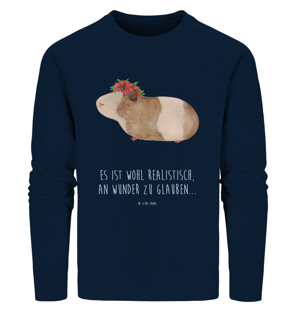 Organic Pullover Meerschweinchen weise Pullover, Pullover Männer, Pullover Frauen, Sweatshirt, Sweatshirt Männer, Sweatshirt Frauen, Unisex, Tiermotive, Gute Laune, lustige Sprüche, Tiere, Meerschweinchen, Meerie, Meeries, Wunder, Blumenkind, Realität, Spruch, Weisheit, Motivation, Wunderland