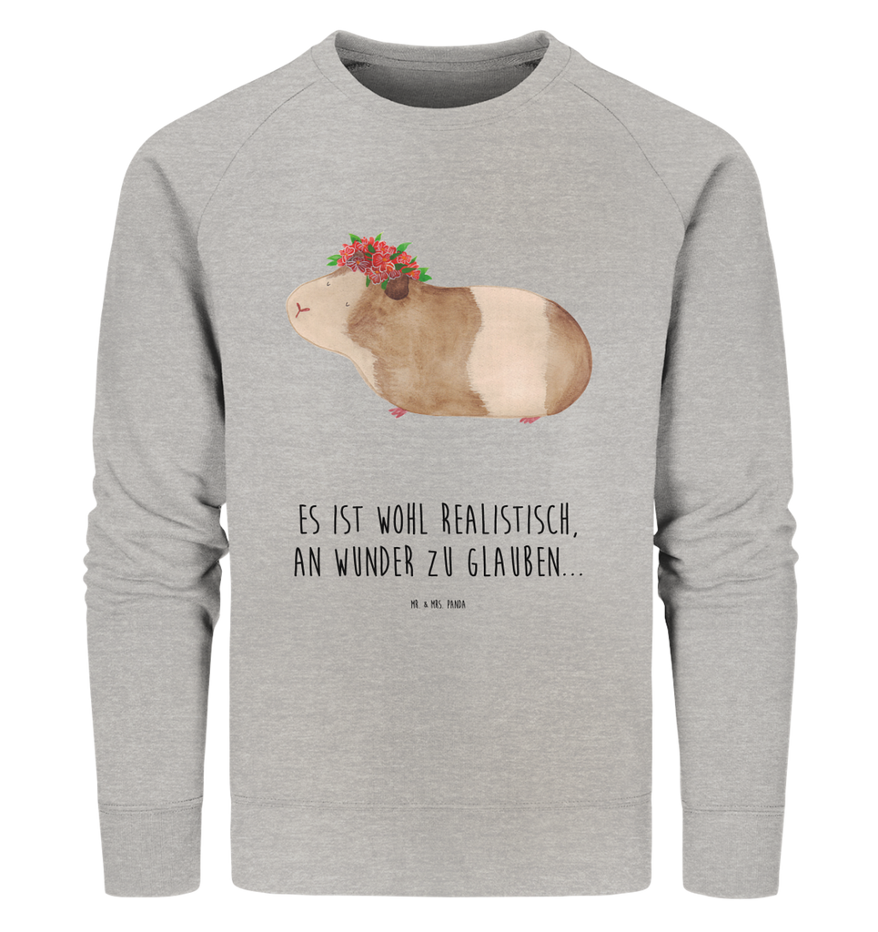 Organic Pullover Meerschweinchen weise Pullover, Pullover Männer, Pullover Frauen, Sweatshirt, Sweatshirt Männer, Sweatshirt Frauen, Unisex, Tiermotive, Gute Laune, lustige Sprüche, Tiere, Meerschweinchen, Meerie, Meeries, Wunder, Blumenkind, Realität, Spruch, Weisheit, Motivation, Wunderland