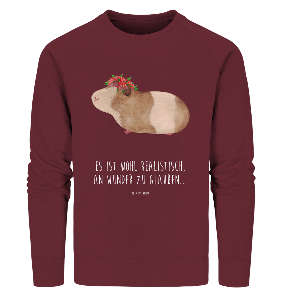 Organic Pullover Meerschweinchen weise Pullover, Pullover Männer, Pullover Frauen, Sweatshirt, Sweatshirt Männer, Sweatshirt Frauen, Unisex, Tiermotive, Gute Laune, lustige Sprüche, Tiere, Meerschweinchen, Meerie, Meeries, Wunder, Blumenkind, Realität, Spruch, Weisheit, Motivation, Wunderland