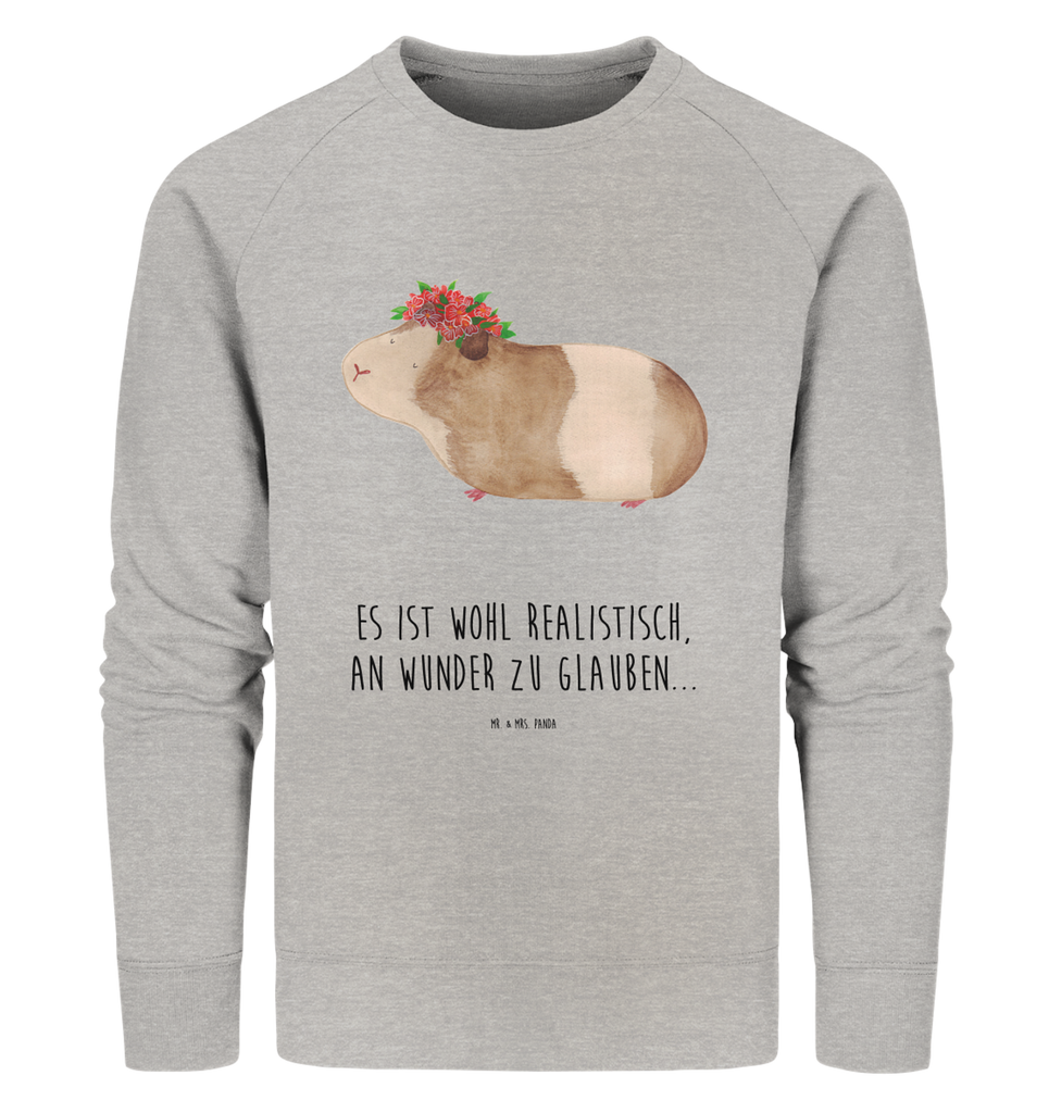 Organic Pullover Meerschweinchen weise Pullover, Pullover Männer, Pullover Frauen, Sweatshirt, Sweatshirt Männer, Sweatshirt Frauen, Unisex, Tiermotive, Gute Laune, lustige Sprüche, Tiere, Meerschweinchen, Meerie, Meeries, Wunder, Blumenkind, Realität, Spruch, Weisheit, Motivation, Wunderland