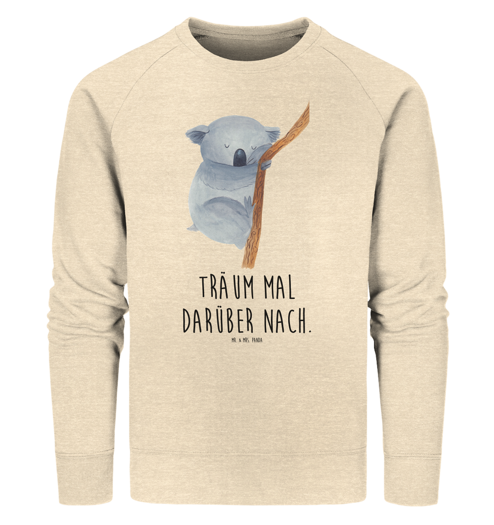 Organic Pullover Koalabär Pullover, Pullover Männer, Pullover Frauen, Sweatshirt, Sweatshirt Männer, Sweatshirt Frauen, Unisex, Tiermotive, Gute Laune, lustige Sprüche, Tiere, Koala, träumen, Traum, schlafen, Schlafzimmer, Traumland, Bär, Koalabär