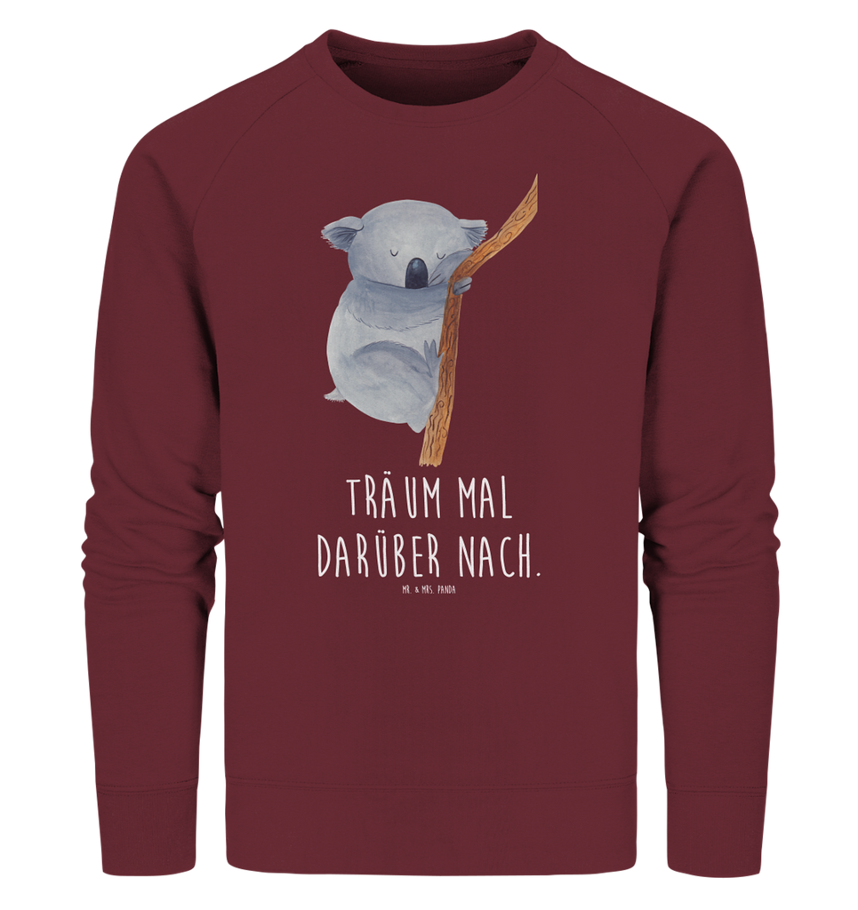 Organic Pullover Koalabär Pullover, Pullover Männer, Pullover Frauen, Sweatshirt, Sweatshirt Männer, Sweatshirt Frauen, Unisex, Tiermotive, Gute Laune, lustige Sprüche, Tiere, Koala, träumen, Traum, schlafen, Schlafzimmer, Traumland, Bär, Koalabär
