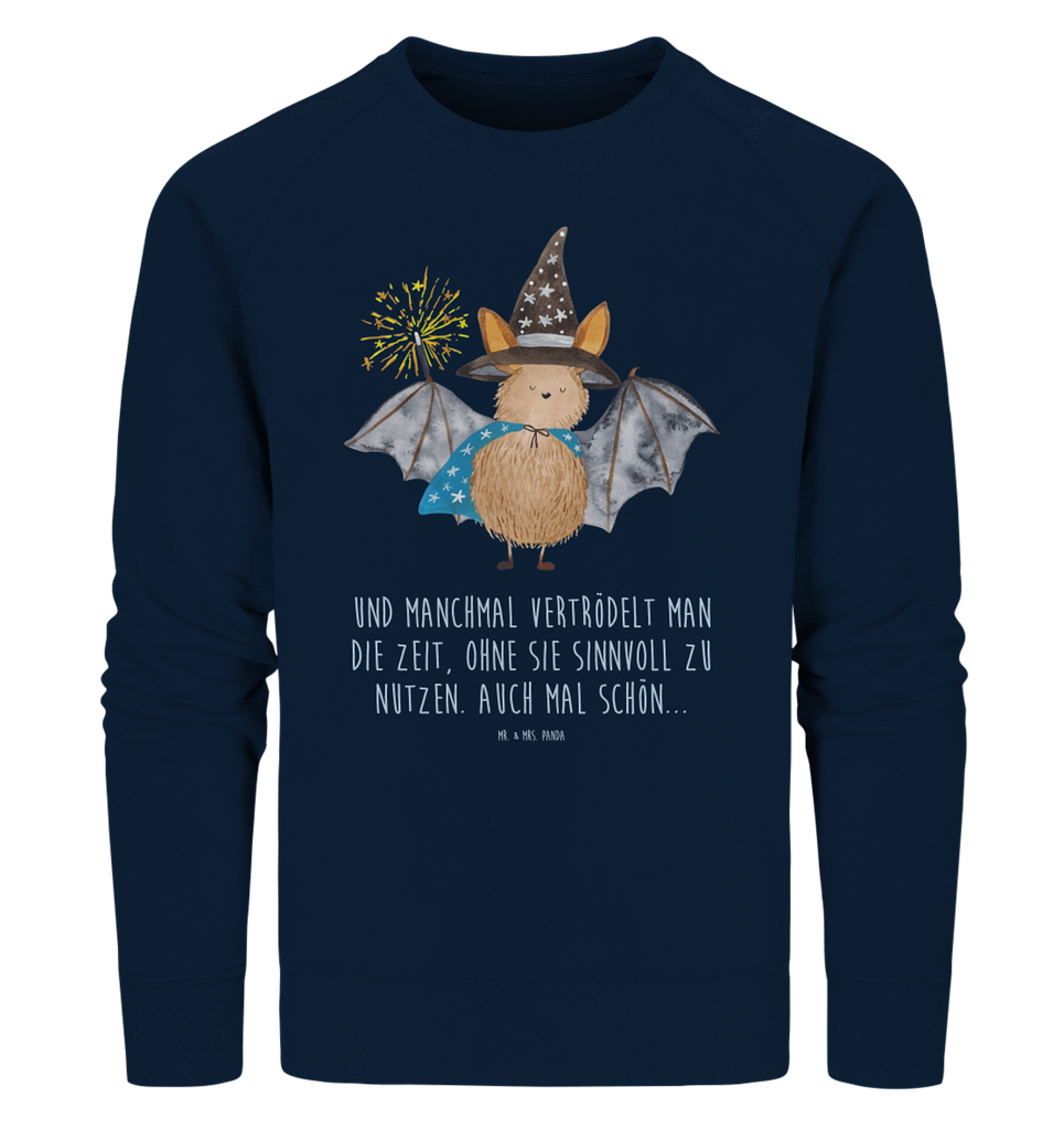 Organic Pullover Fledermaus Zauberer Pullover, Pullover Männer, Pullover Frauen, Sweatshirt, Sweatshirt Männer, Sweatshirt Frauen, Unisex, Tiermotive, Gute Laune, lustige Sprüche, Tiere, Fledermaus, Fledermäuse, Zauberer, Magier, Frauen, reinsteigern