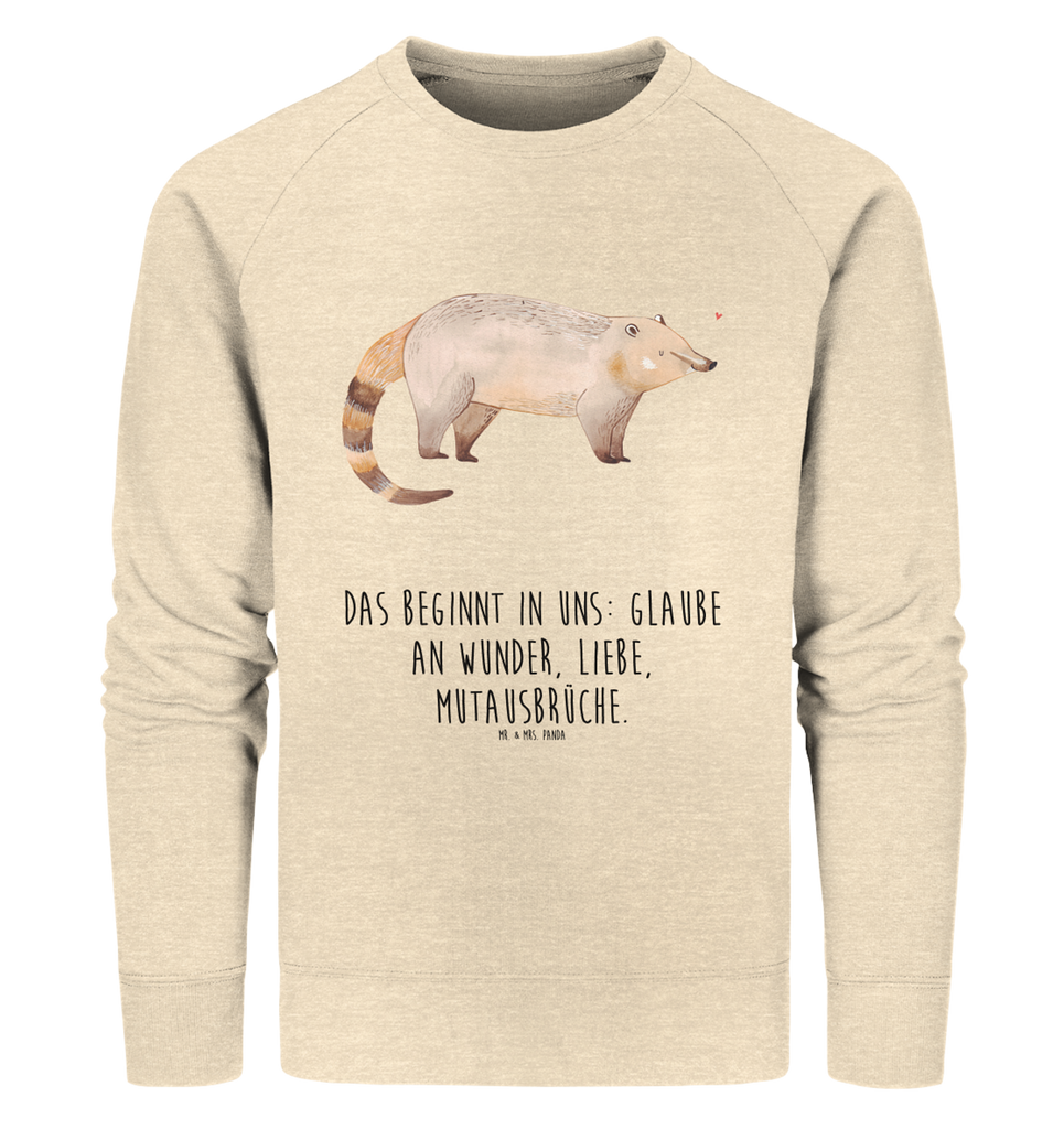 Organic Pullover Nasenbär Pullover, Pullover Männer, Pullover Frauen, Sweatshirt, Sweatshirt Männer, Sweatshirt Frauen, Unisex, Tiermotive, Gute Laune, lustige Sprüche, Tiere, Nasenbär, Nasenbären, Rüsselbär, Bär