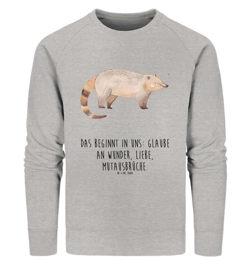 Organic Pullover Nasenbär Pullover, Pullover Männer, Pullover Frauen, Sweatshirt, Sweatshirt Männer, Sweatshirt Frauen, Unisex, Tiermotive, Gute Laune, lustige Sprüche, Tiere, Nasenbär, Nasenbären, Rüsselbär, Bär