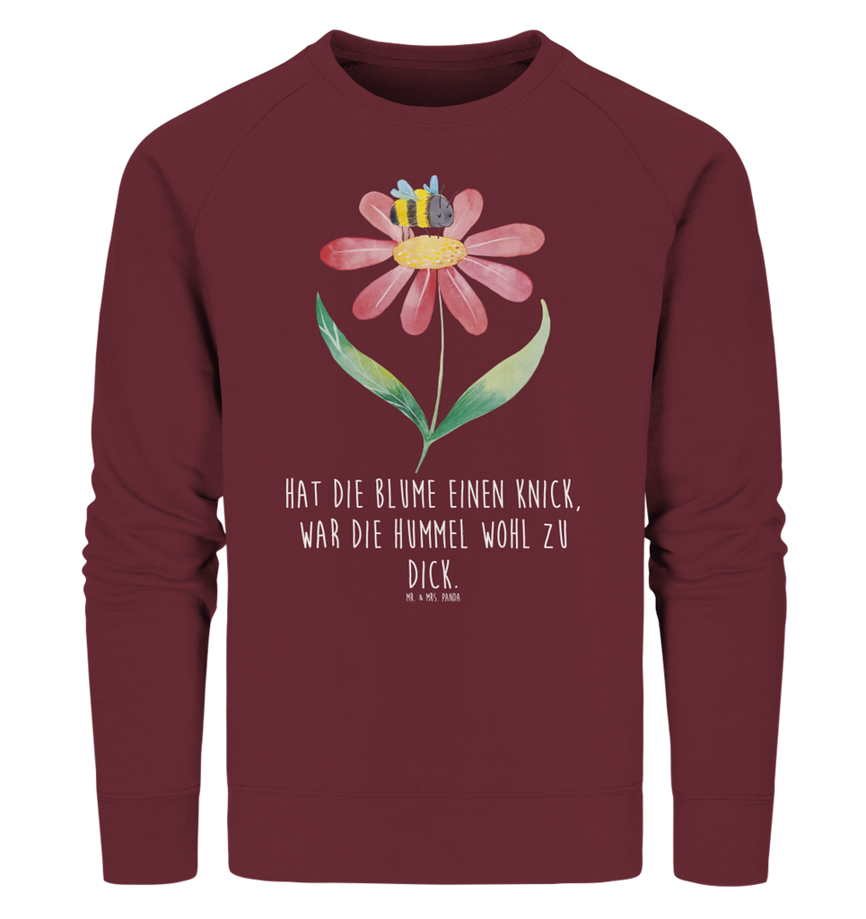 Organic Pullover Hummel Blume Pullover, Pullover Männer, Pullover Frauen, Sweatshirt, Sweatshirt Männer, Sweatshirt Frauen, Unisex, Tiermotive, Gute Laune, lustige Sprüche, Tiere, Hummel, Blume, Wespe, Flauschig, Natur, Feld, Hummeln, Biene
