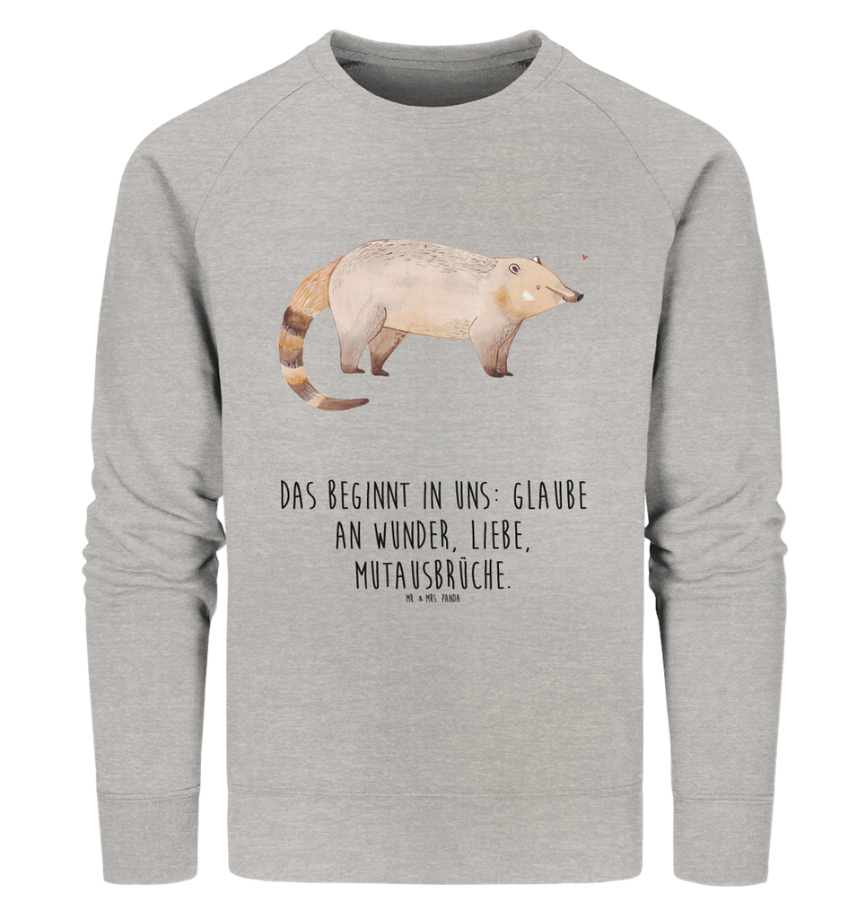 Organic Pullover Nasenbär Pullover, Pullover Männer, Pullover Frauen, Sweatshirt, Sweatshirt Männer, Sweatshirt Frauen, Unisex, Tiermotive, Gute Laune, lustige Sprüche, Tiere, Nasenbär, Nasenbären, Rüsselbär, Bär