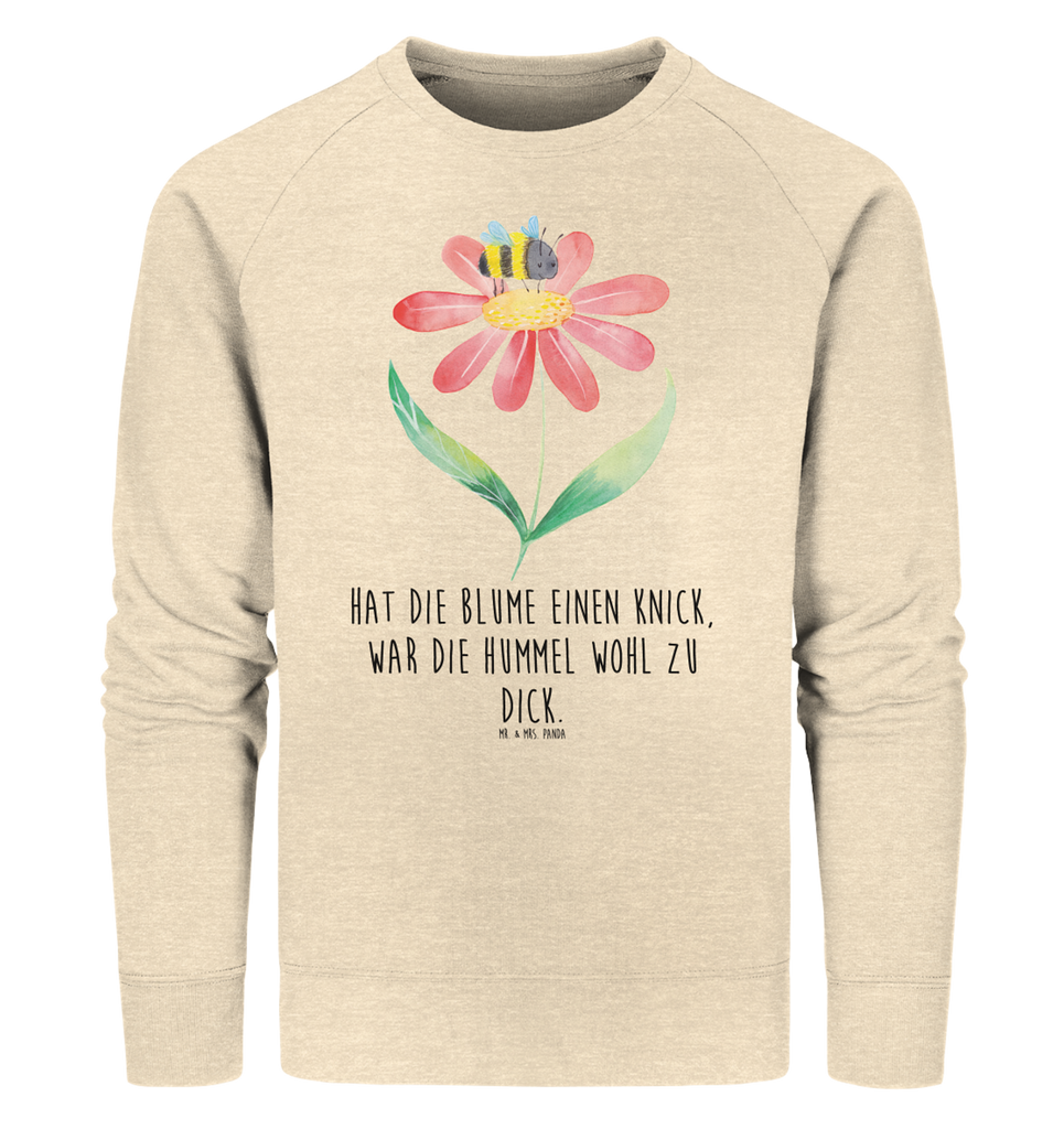 Organic Pullover Hummel Blume Pullover, Pullover Männer, Pullover Frauen, Sweatshirt, Sweatshirt Männer, Sweatshirt Frauen, Unisex, Tiermotive, Gute Laune, lustige Sprüche, Tiere, Hummel, Blume, Wespe, Flauschig, Natur, Feld, Hummeln, Biene