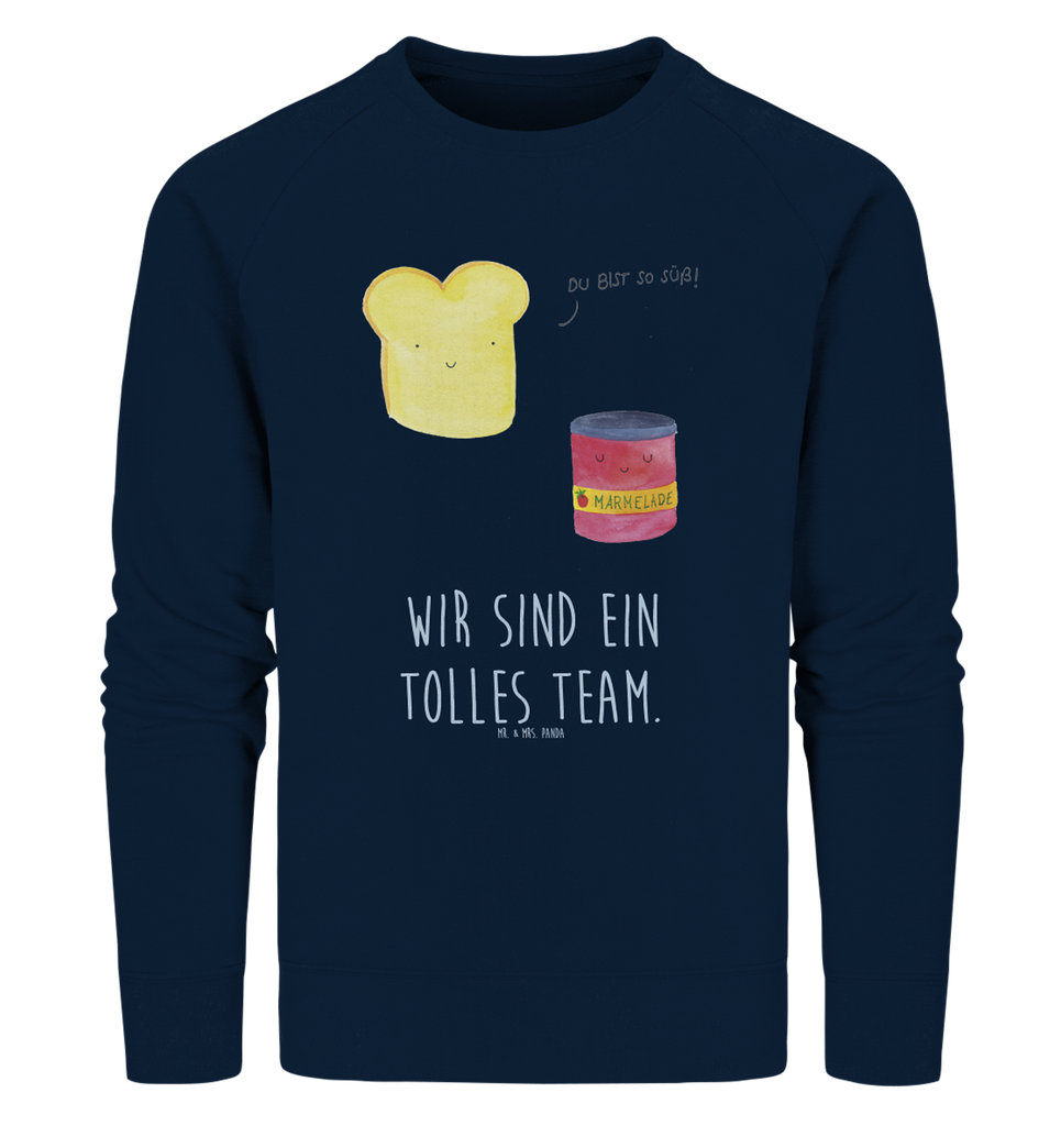 Organic Pullover Toast & Marmelade Pullover, Pullover Männer, Pullover Frauen, Sweatshirt, Sweatshirt Männer, Sweatshirt Frauen, Unisex, Tiermotive, Gute Laune, lustige Sprüche, Tiere, Toast, Marmelade, Dreamteam, süße Postkarte, süß, Küche Deko, Küche Spruch, Frühstück Einladung, Brot, Toastbrot