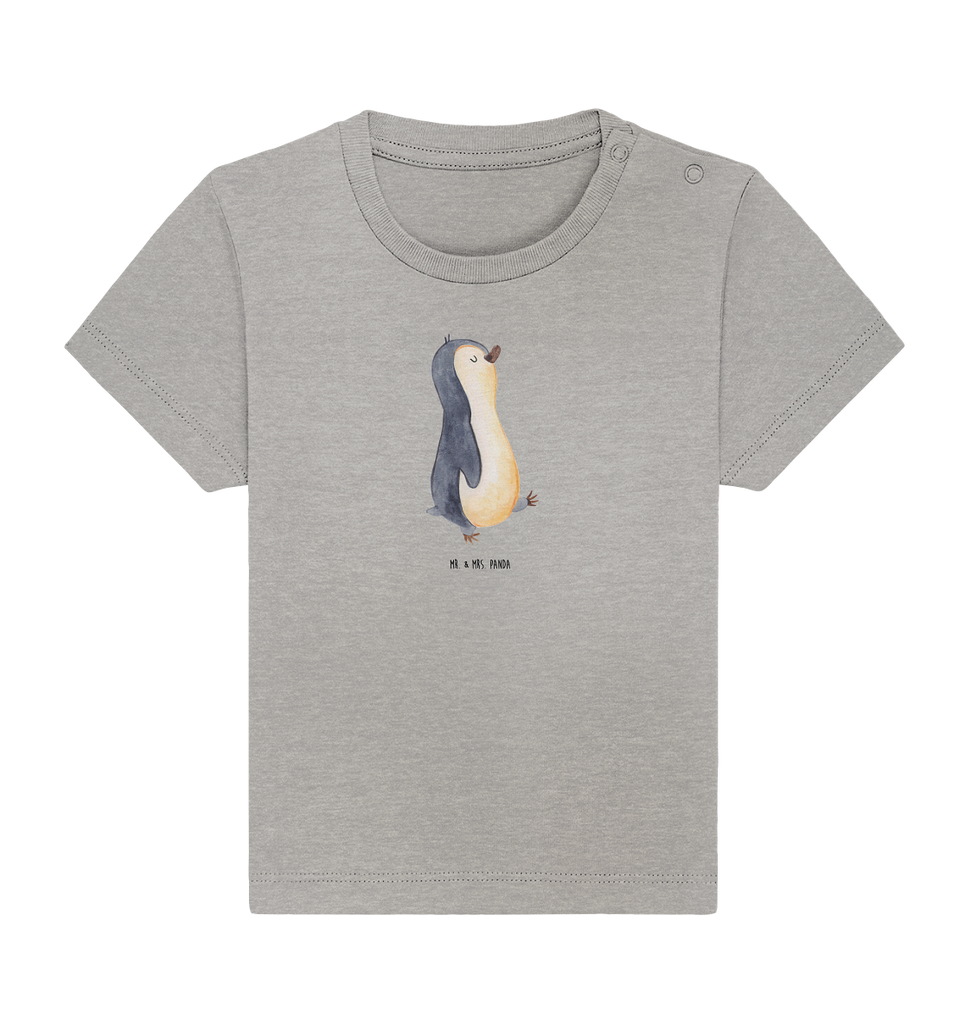 Organic Baby Shirt Pinguin marschierend Baby T-Shirt, Jungen Baby T-Shirt, Mädchen Baby T-Shirt, Shirt, Pinguin, Pinguine, Frühaufsteher, Langschläfer, Bruder, Schwester, Familie